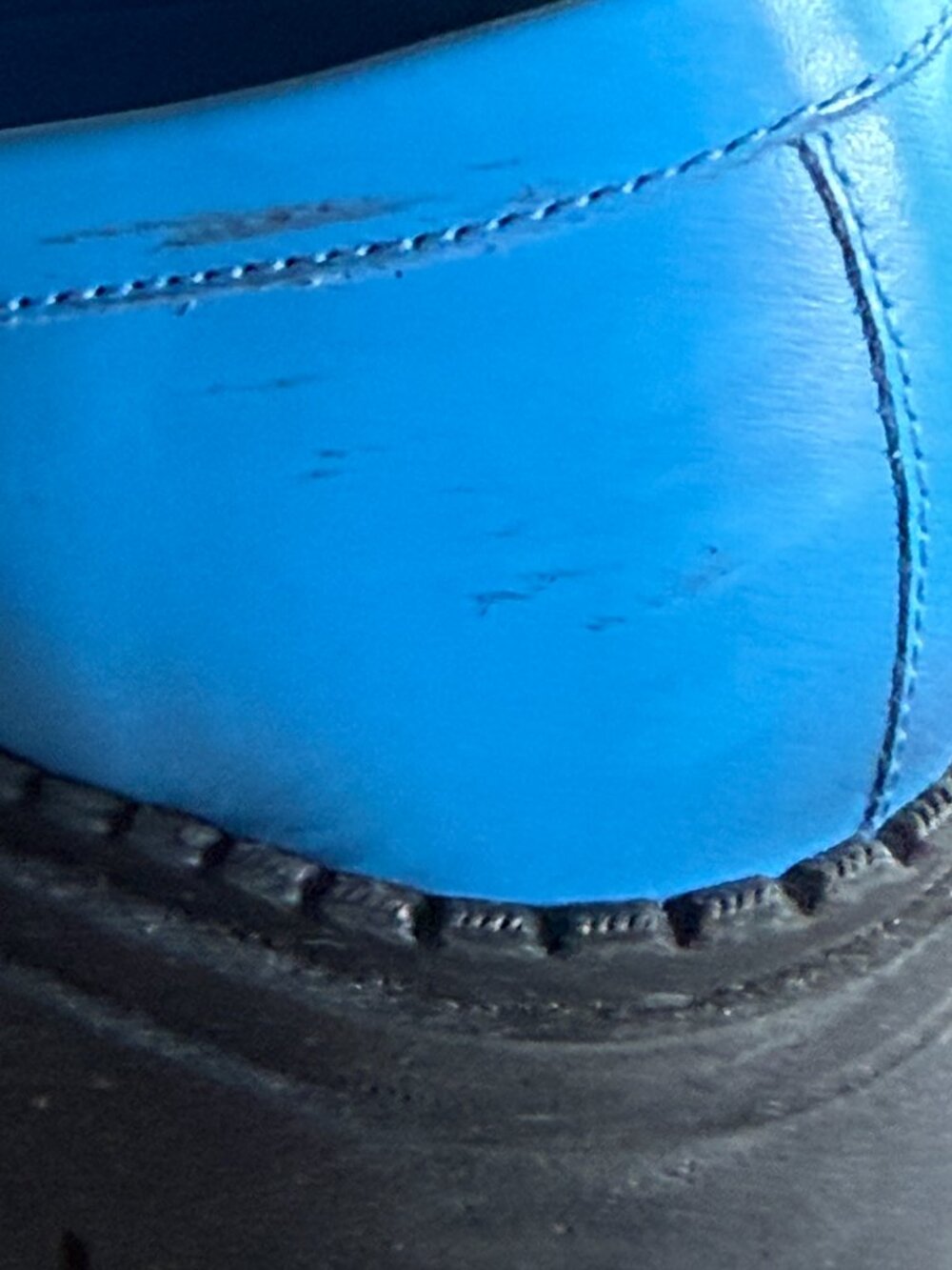 Free People Lyra Lug Sole Loafers - Baywatch Blue - Picture 4 of 5